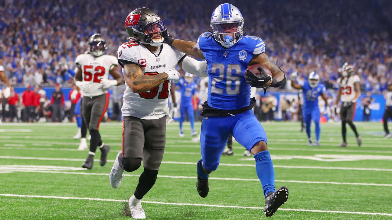 lions buccaneers player performance
