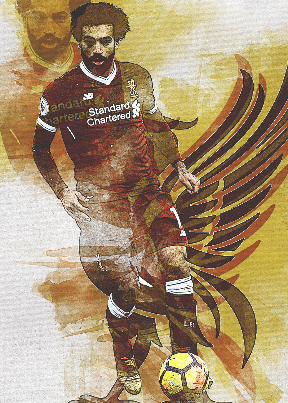 Liverpool player canvases.