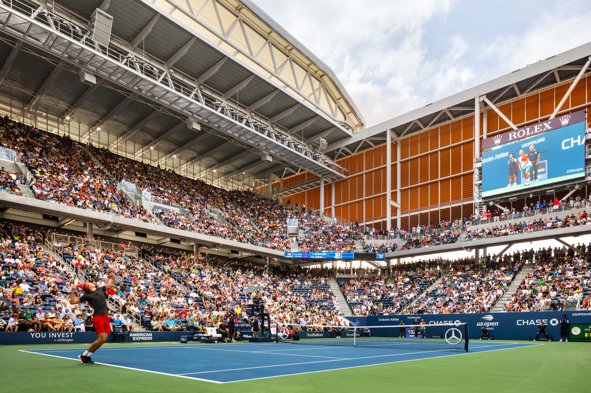 Louis Armstrong Stadium architecture