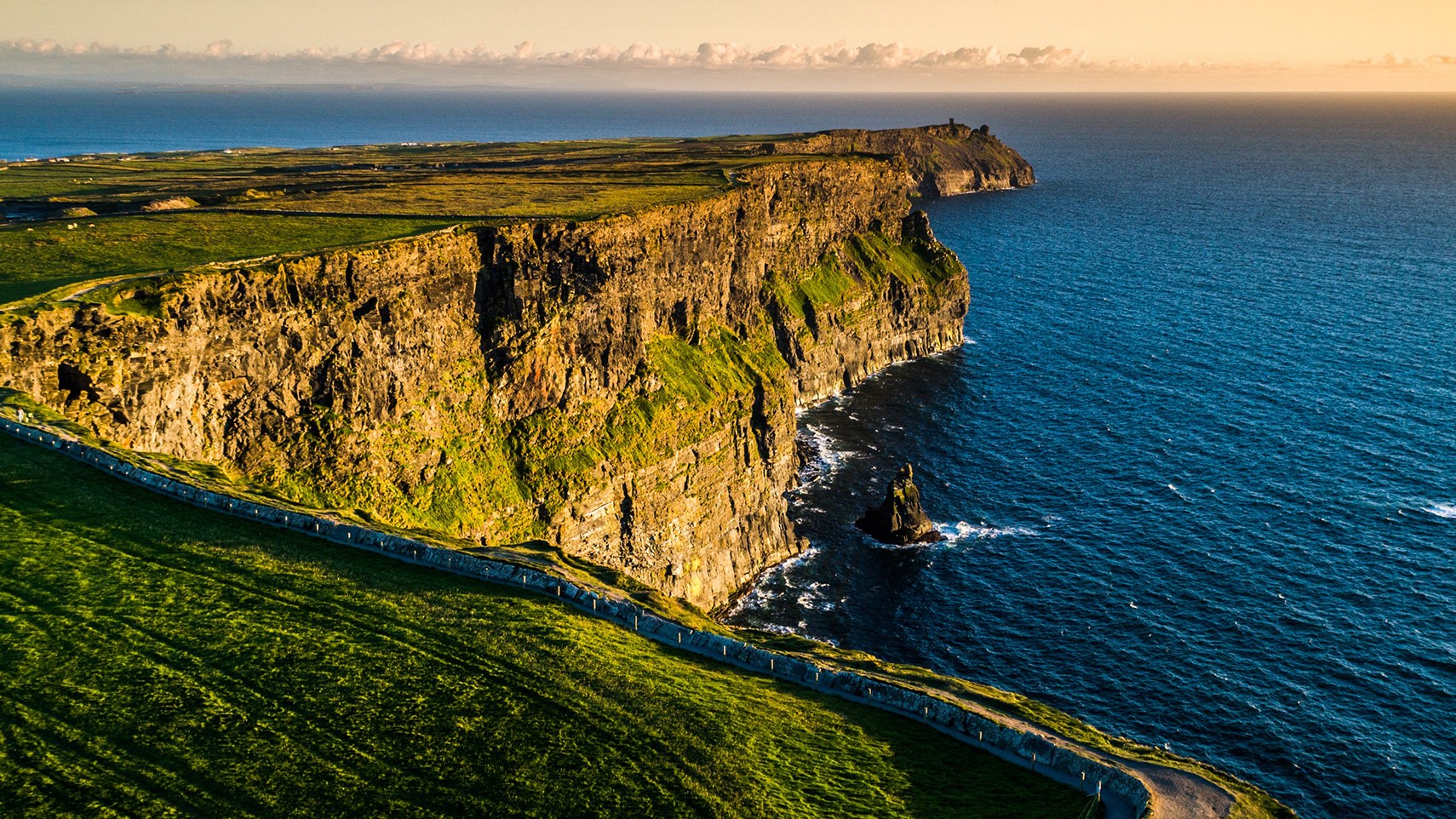 lush green hills of Ireland