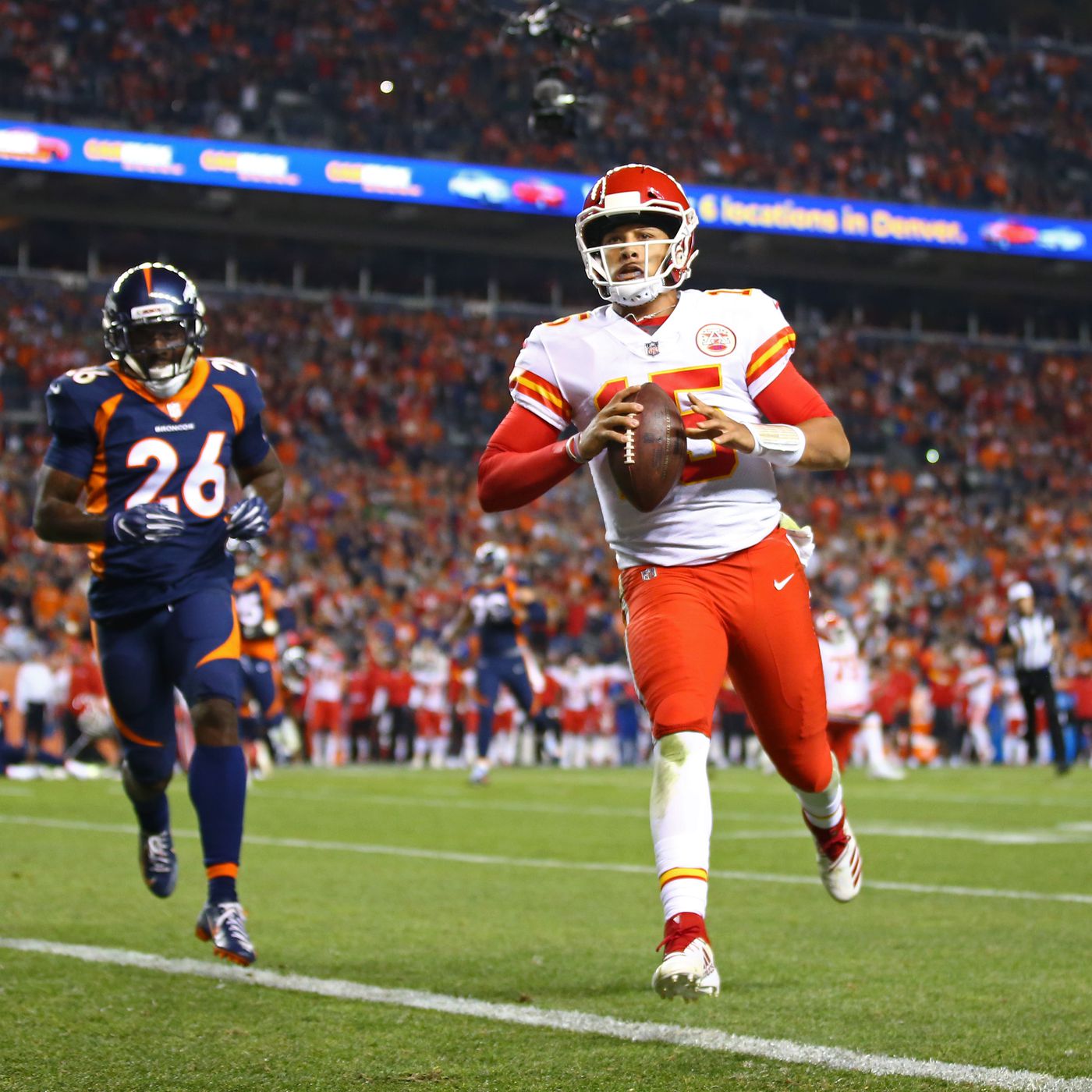 Mahomes Broncos stats