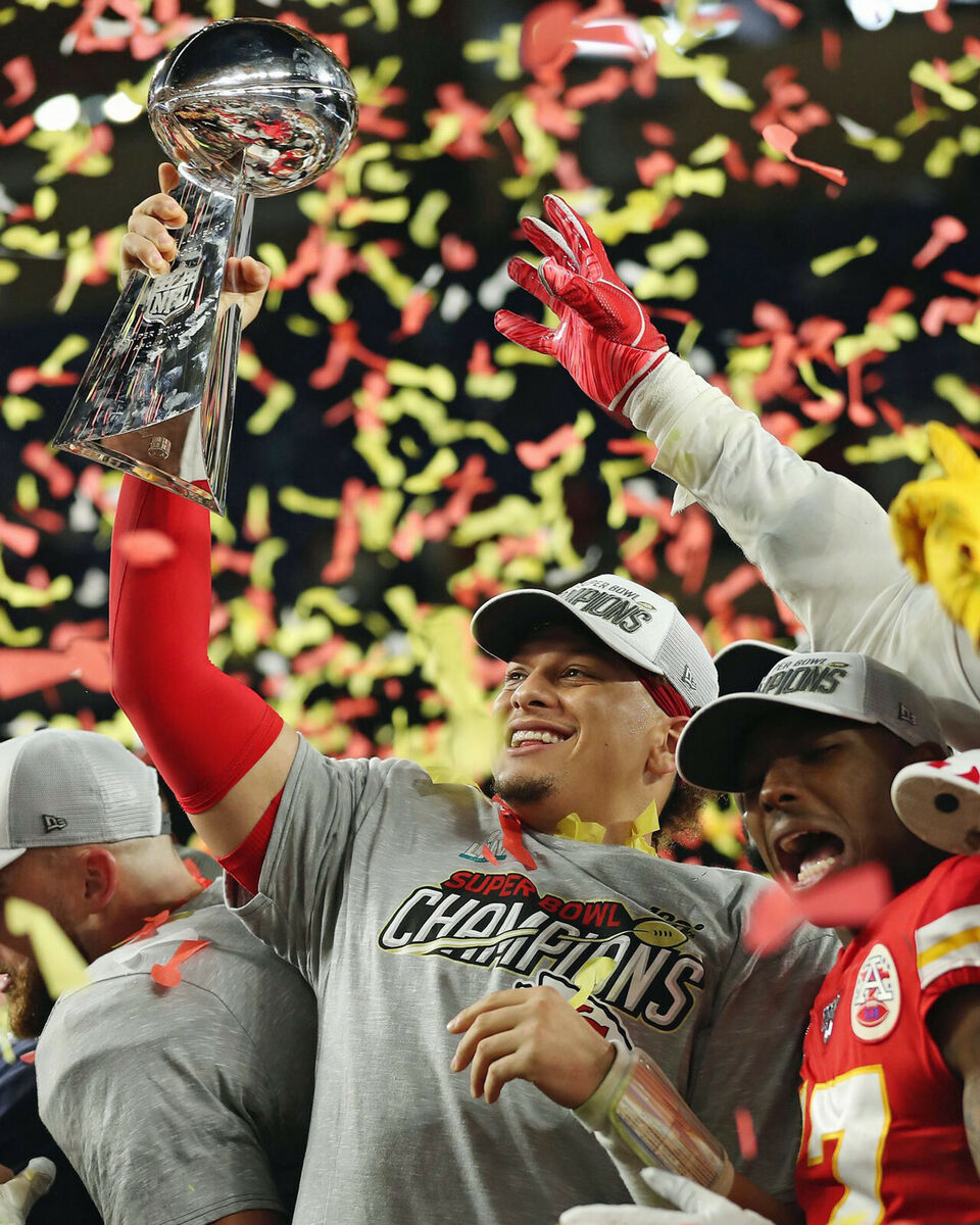 Mahomes trophy history