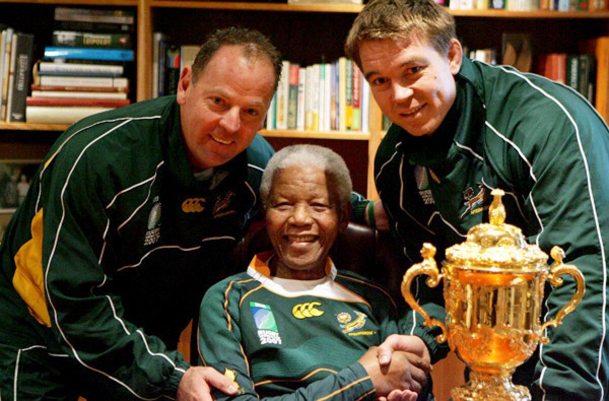 Mandela World Cup moment