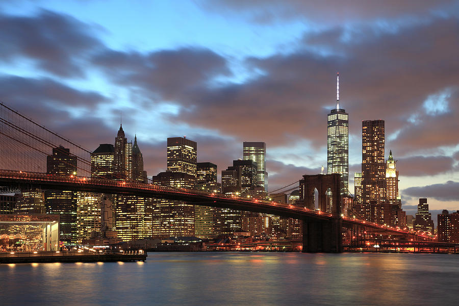 manhattan skyline night 0011