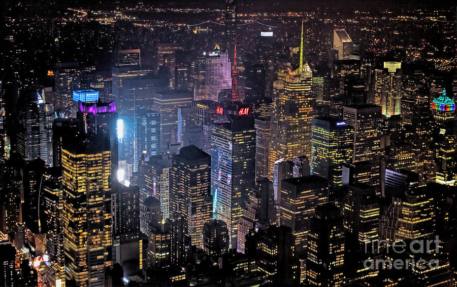 manhattan skyline night 0012