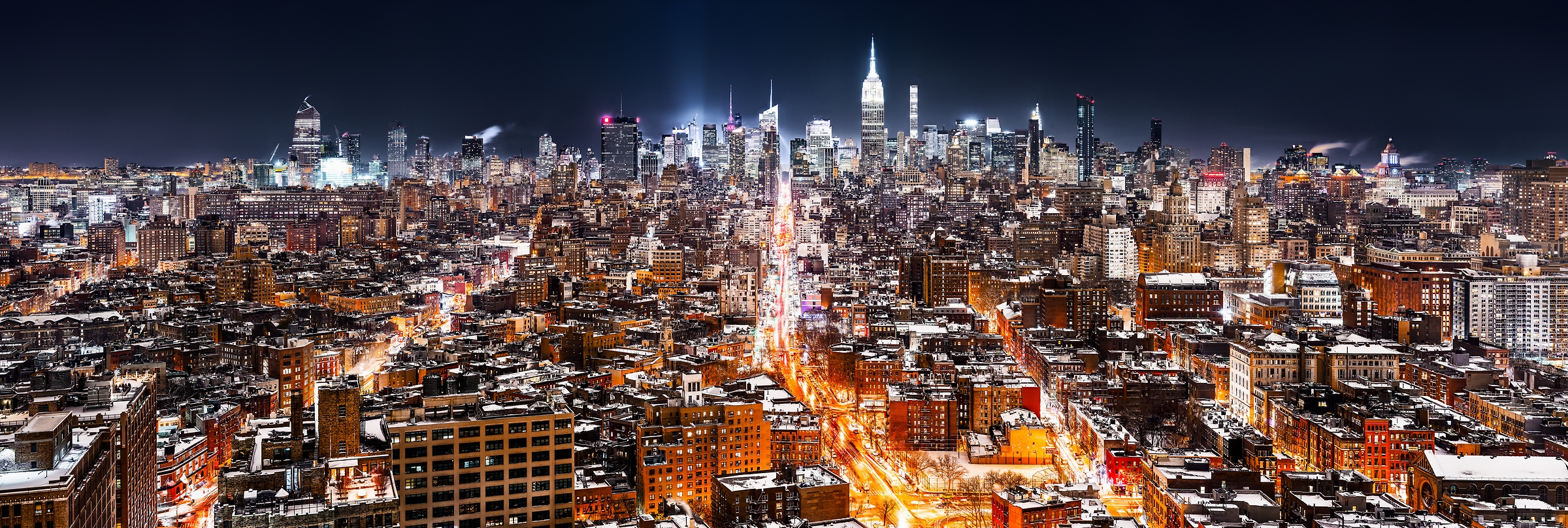 manhattan skyline night 0016