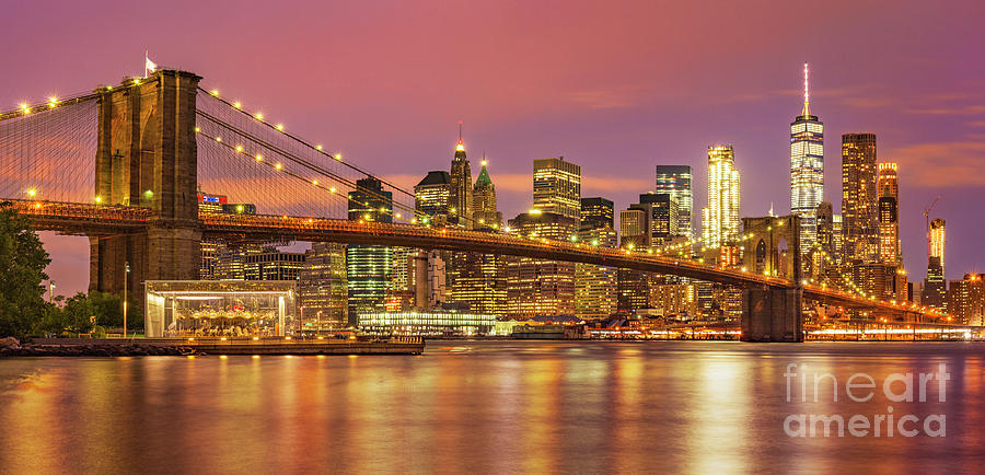 manhattan skyline night 0027