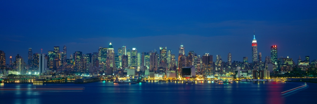 manhattan skyline night 0032
