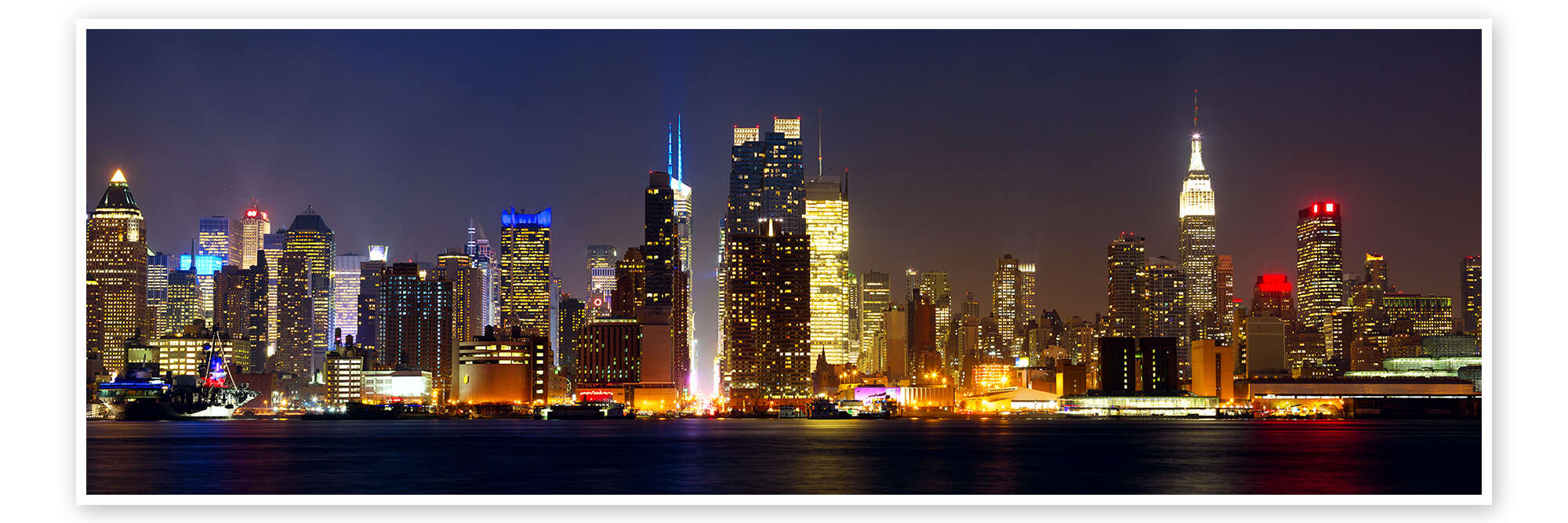 manhattan skyline night 0033