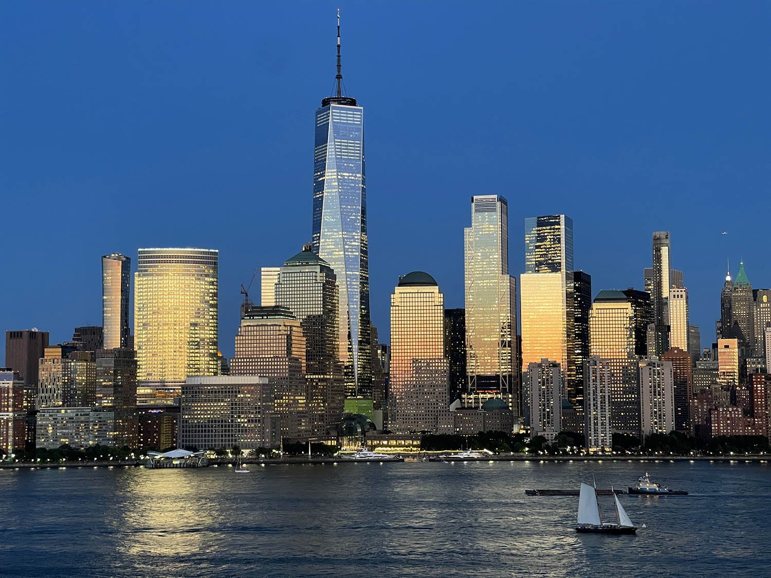 manhattan skyline night 0036