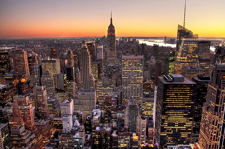 manhattan skyline night 0039
