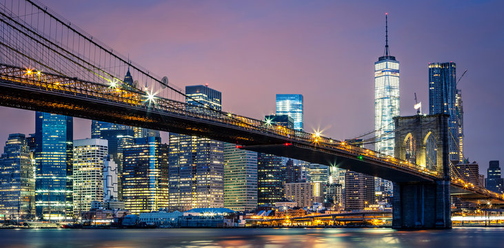 manhattan skyline night 0044
