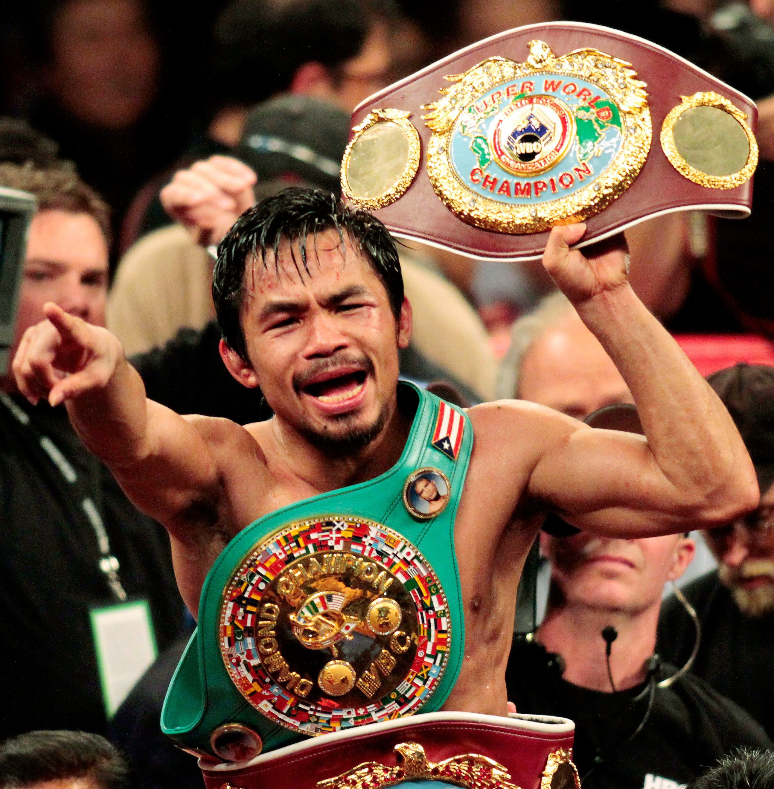 manny pacquiao belts
