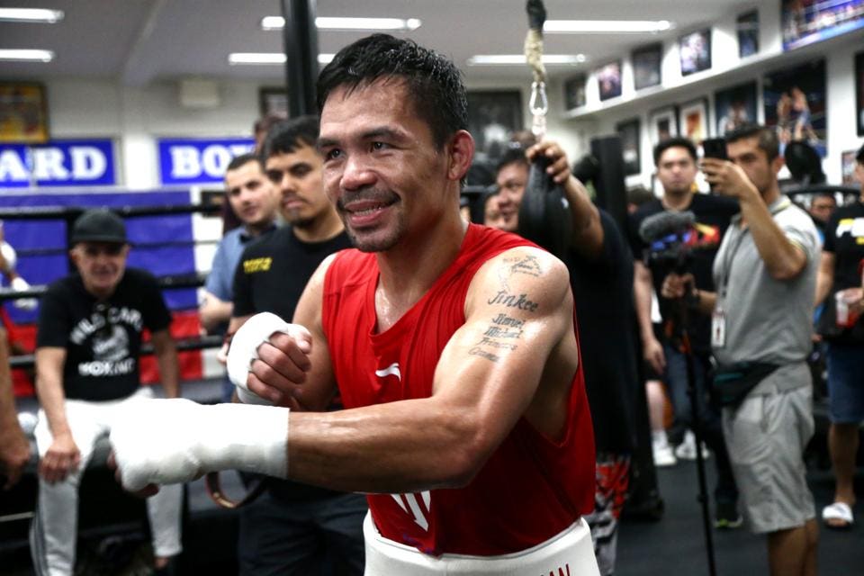 Manny Pacquiao boxing drills