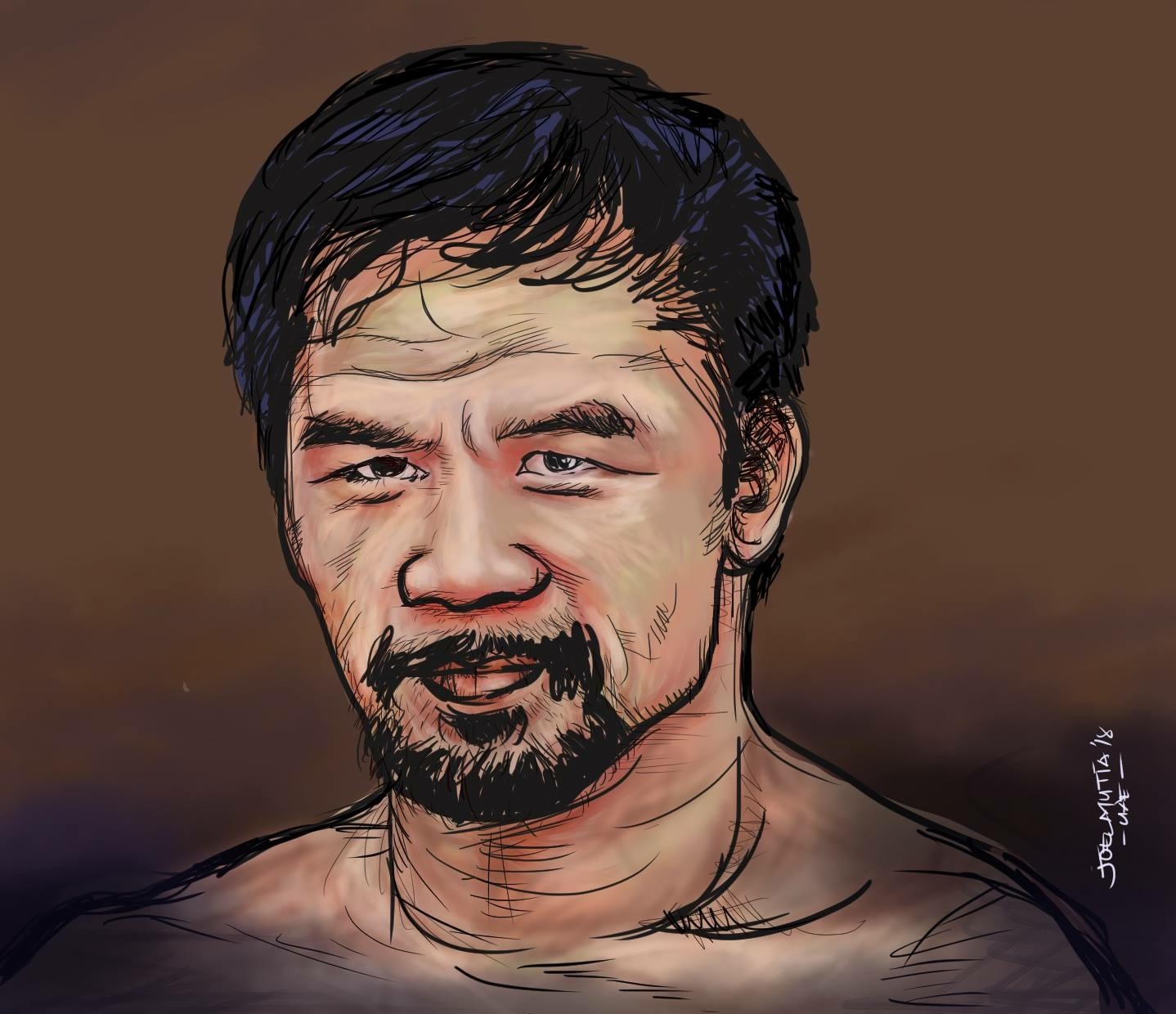 manny pacquiao portrait 0011