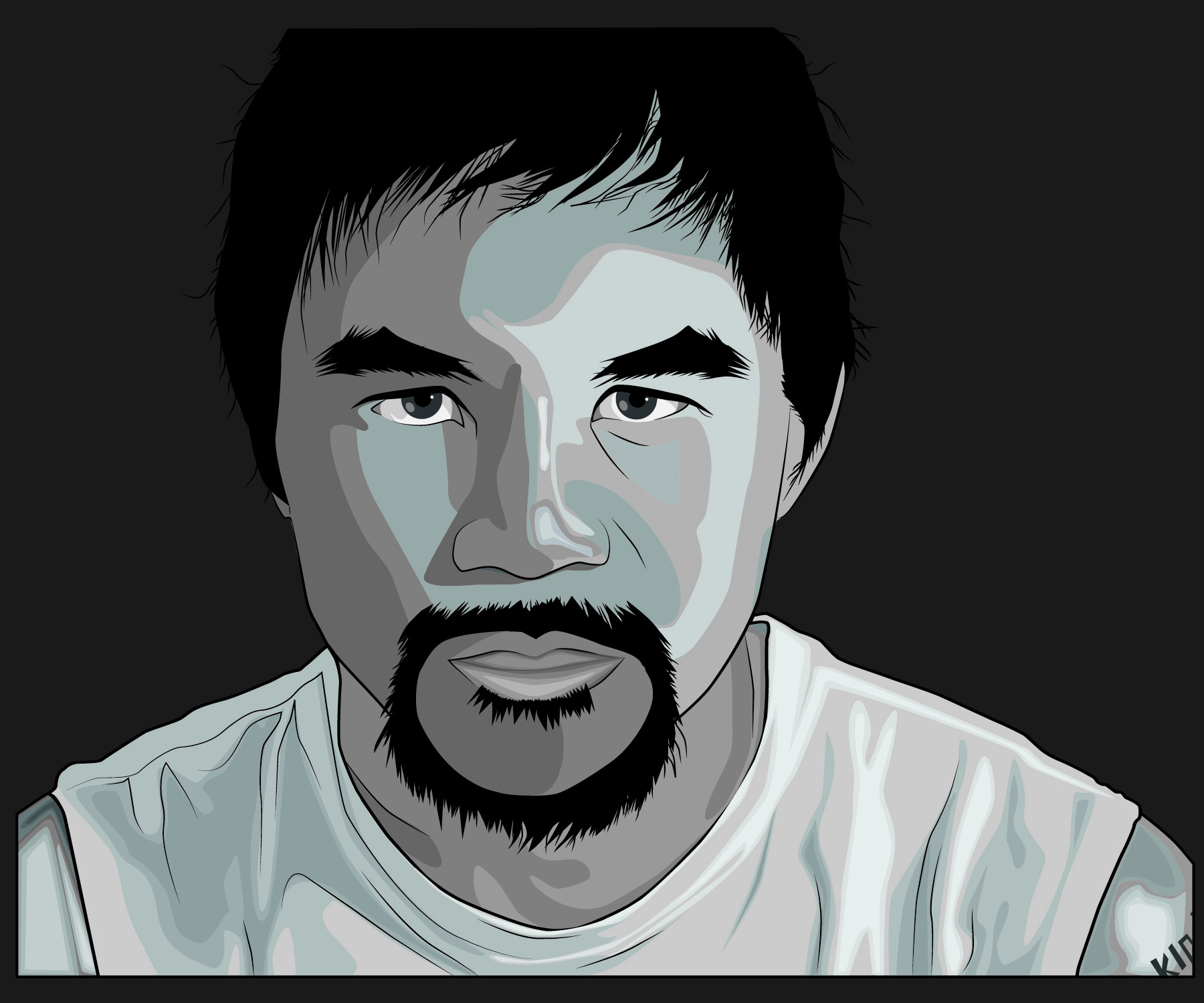 manny pacquiao portrait 0038