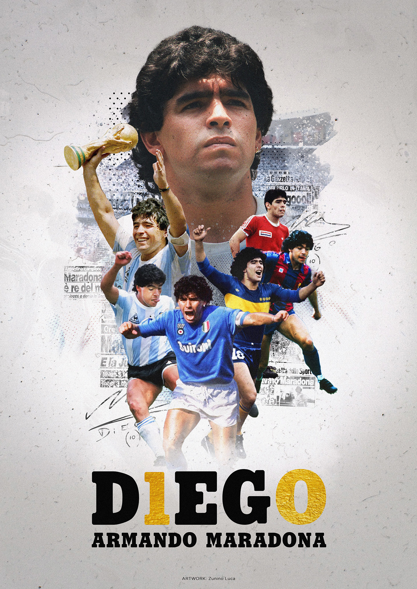 Maradona fan art.