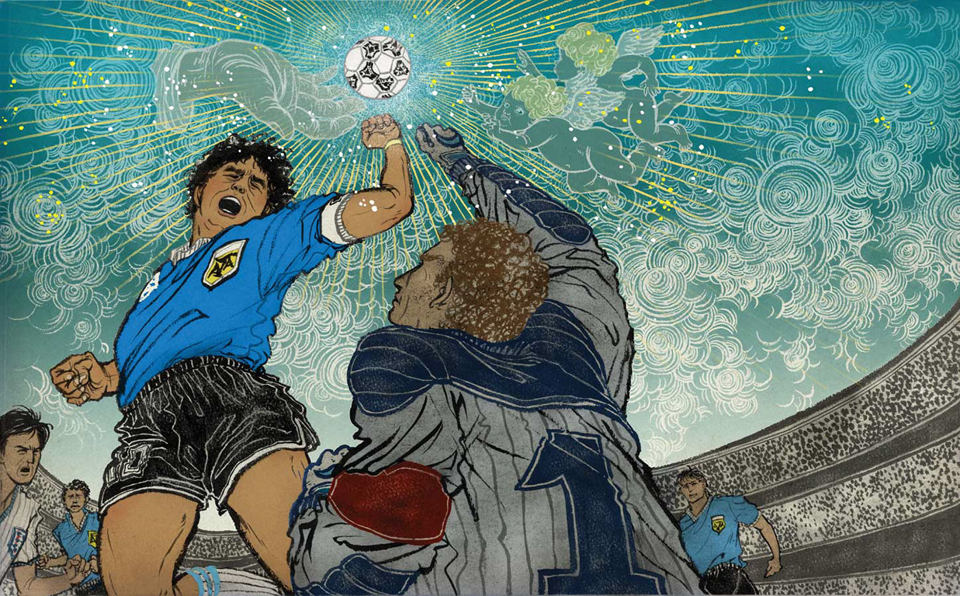 maradona hand of god wallpaper 0031
