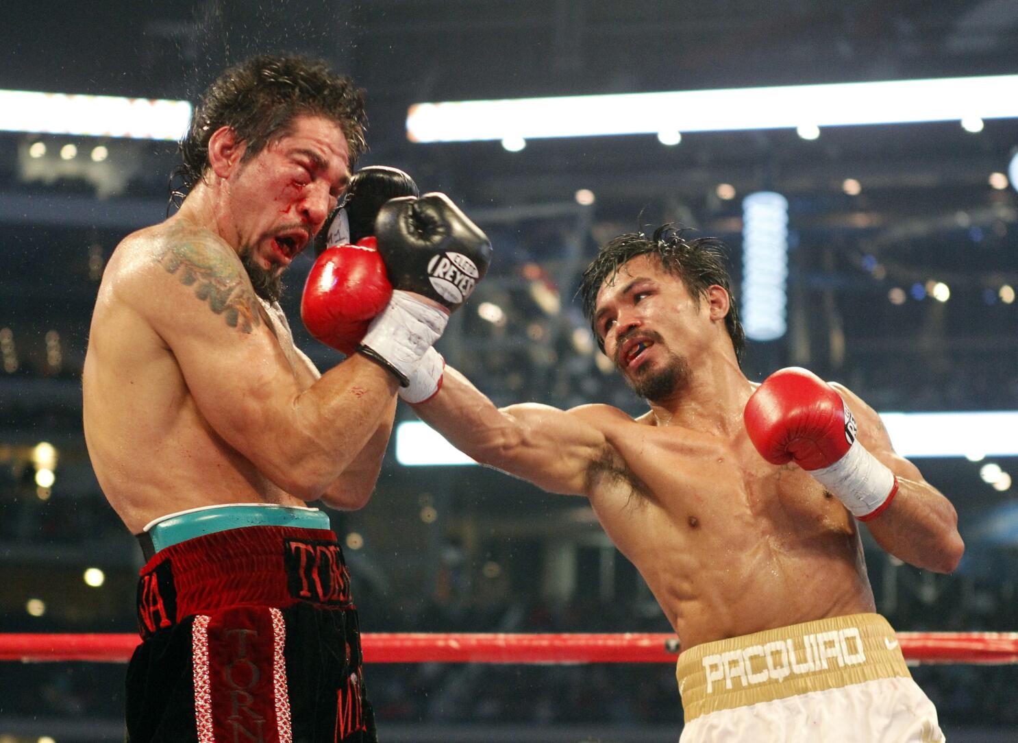 Margarito Pacquiao face-off