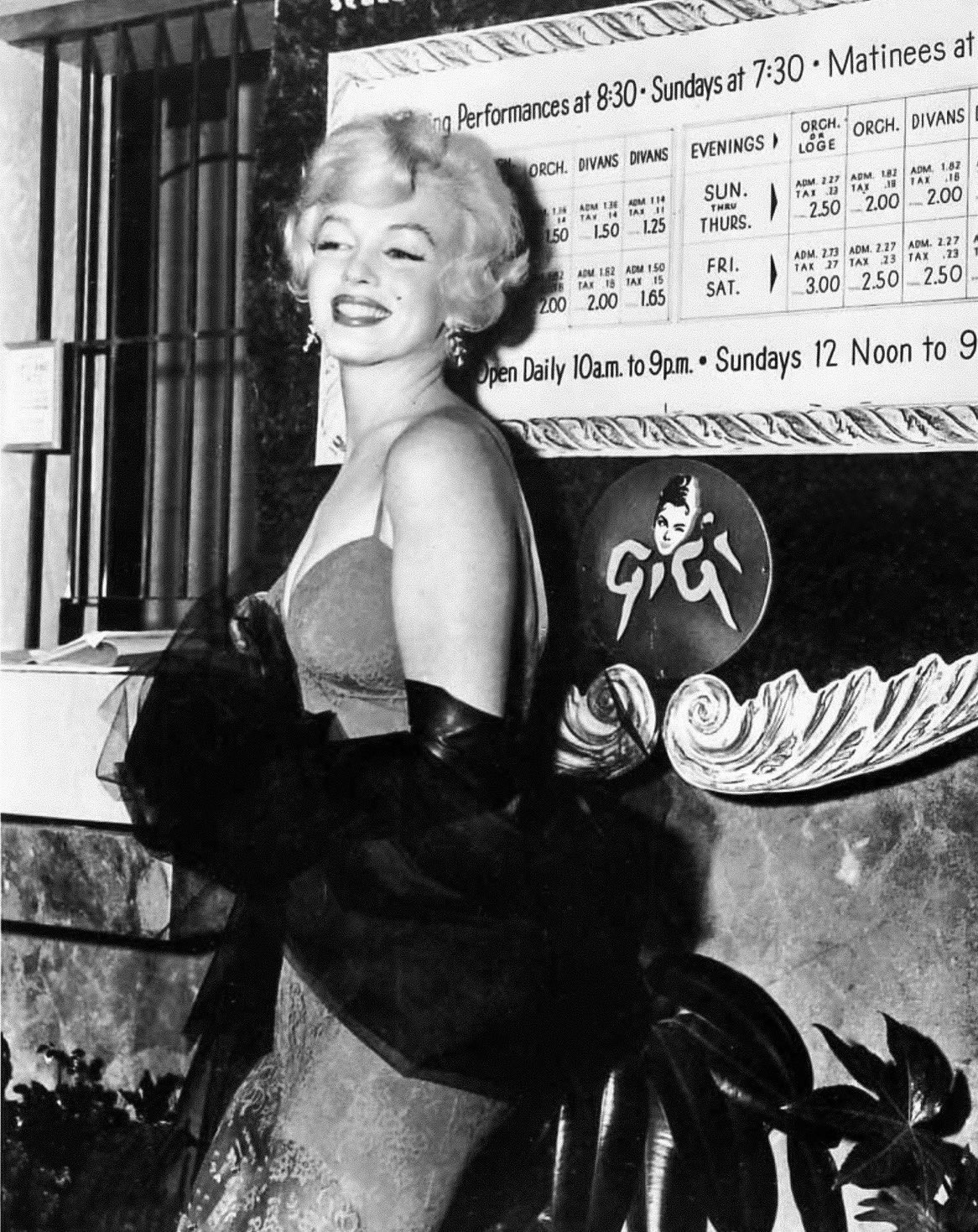 Marilyn Monroe 1958 style