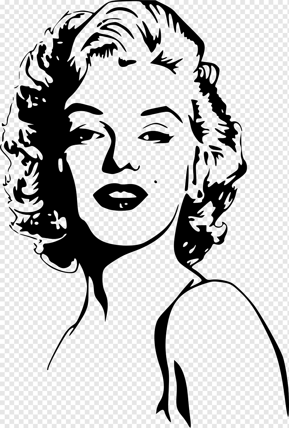 marilyn monroe black and white dress 0018