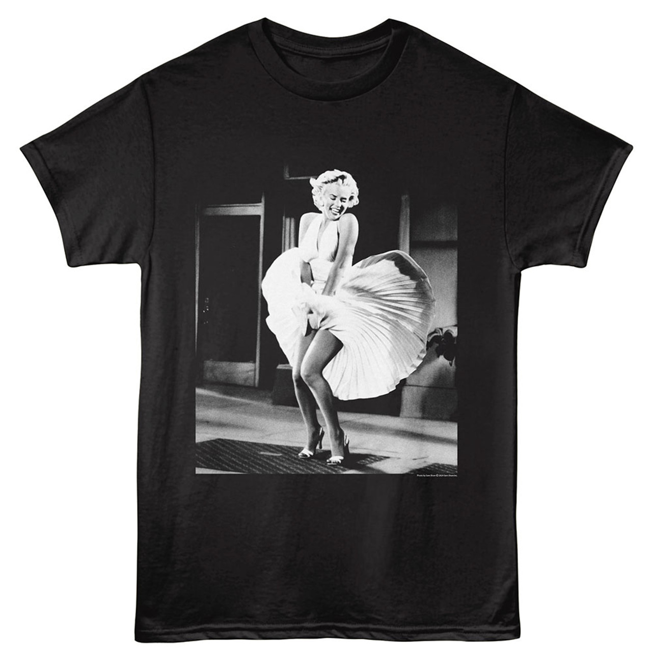 marilyn monroe black and white dress 0019