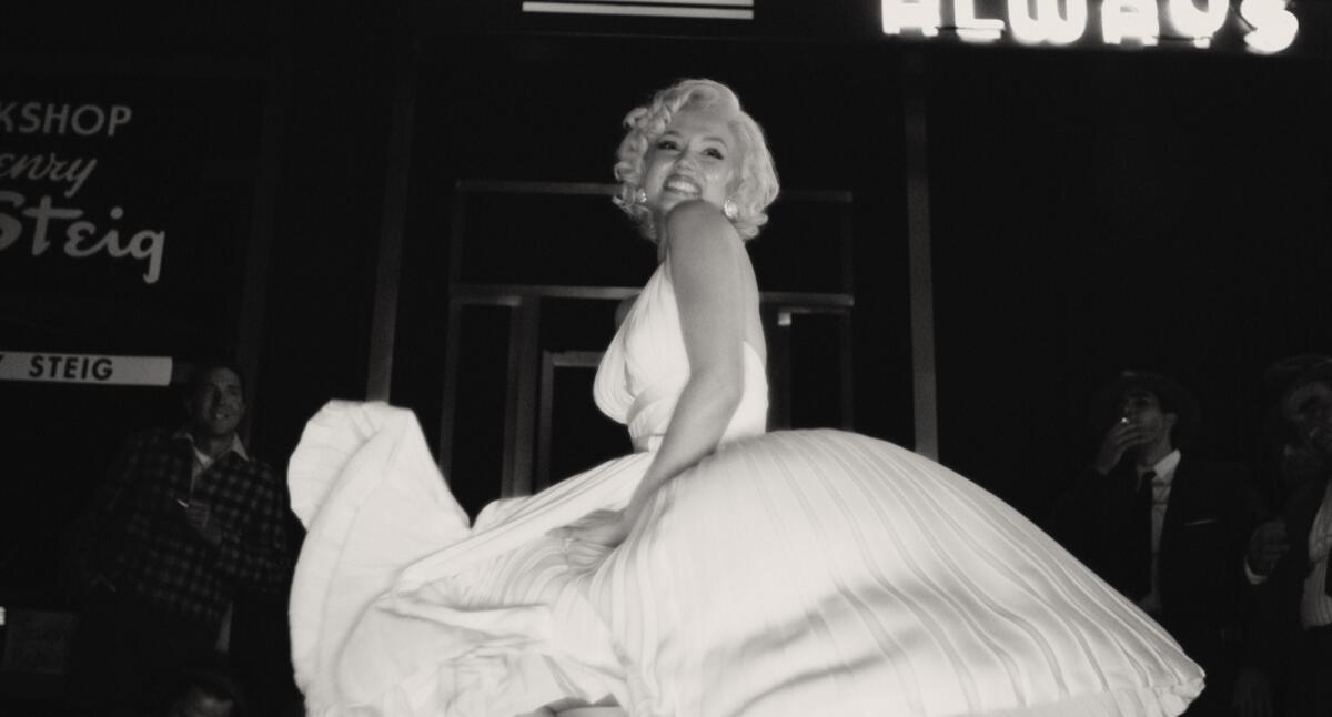 marilyn monroe black and white dress 0020