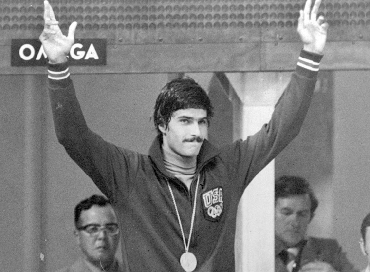mark spitz poster with medals 0009