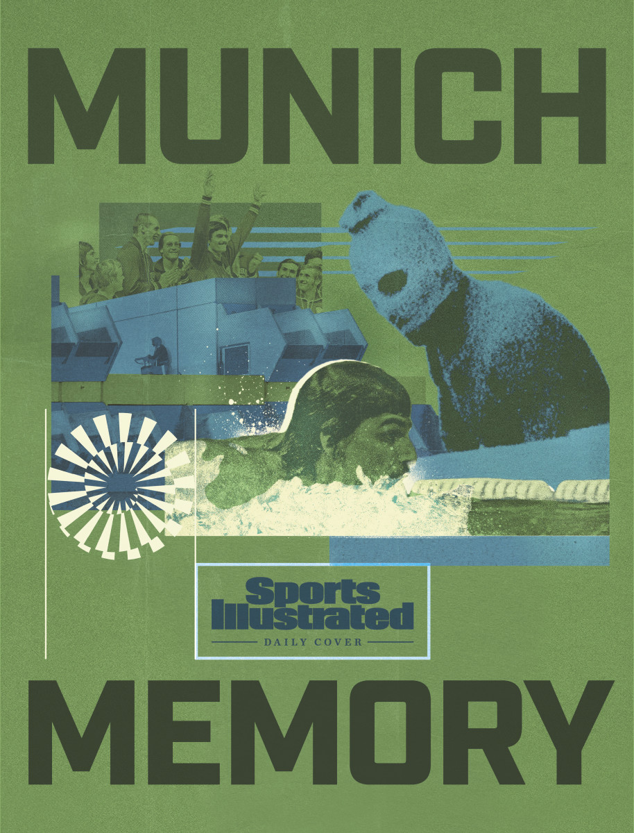 mark spitz poster with medals 0015