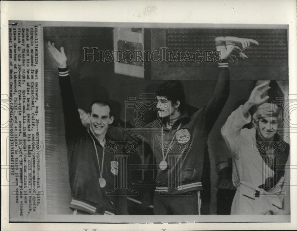 mark spitz poster with medals 0016