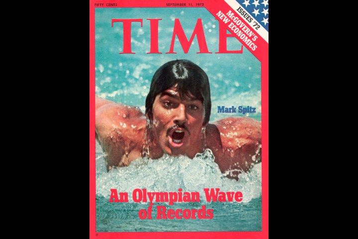 mark spitz poster with medals 0017