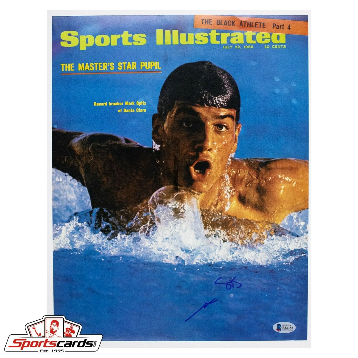 mark spitz poster with medals 0020