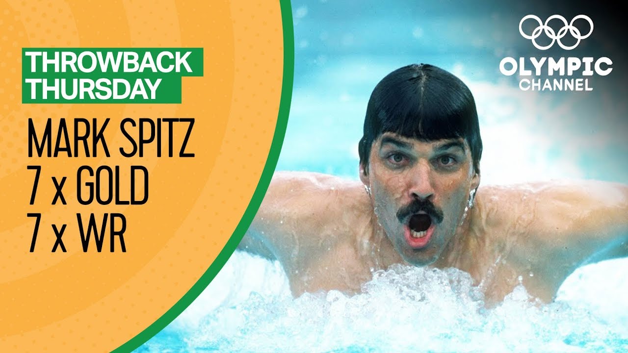 mark spitz poster with medals 0022