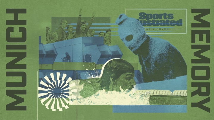 mark spitz poster with medals 0027