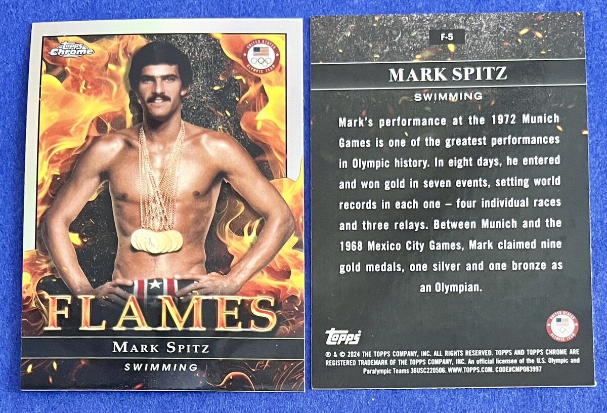mark spitz poster with medals 0029