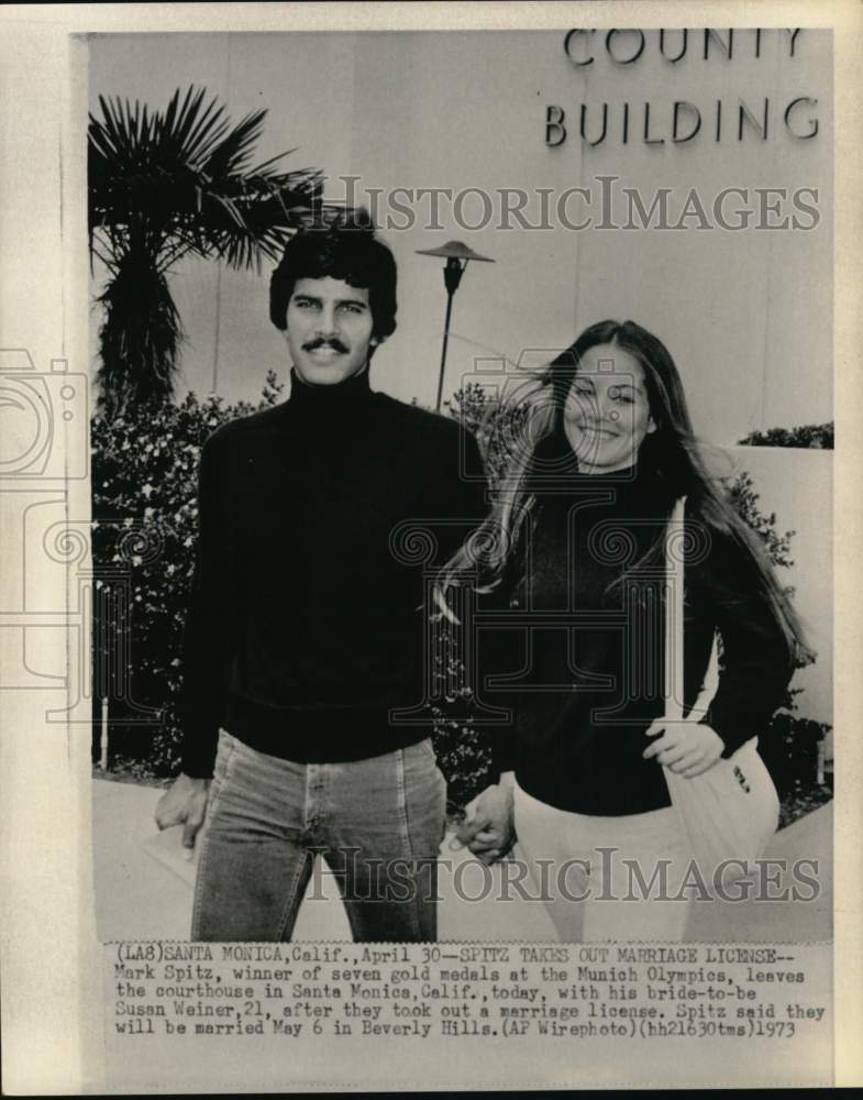 mark spitz poster with medals 0040