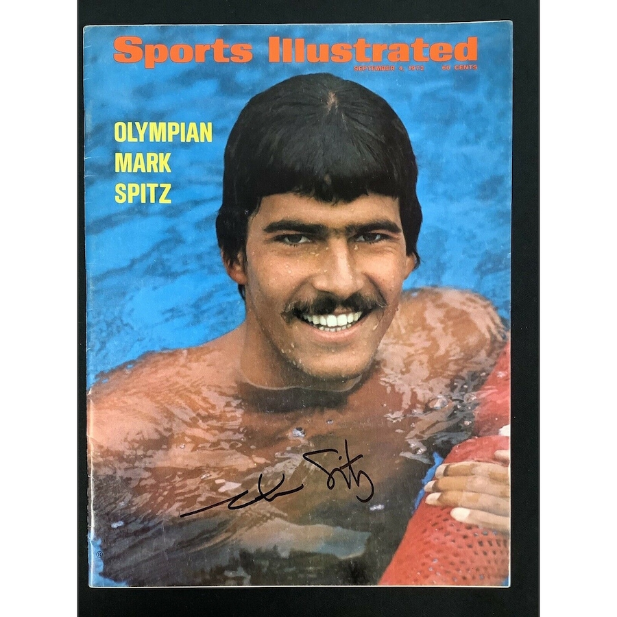 mark spitz poster with medals 0046