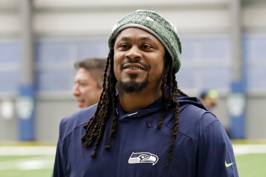 Marshawn Lynch candid photos