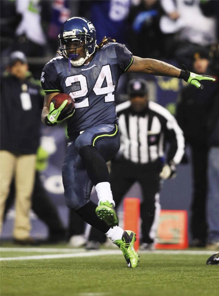 Marshawn Lynch home decor.