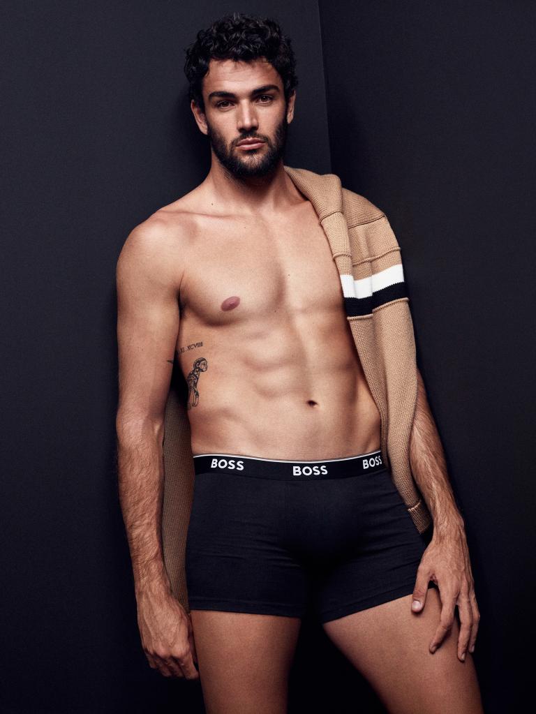 Matteo Berrettini looks