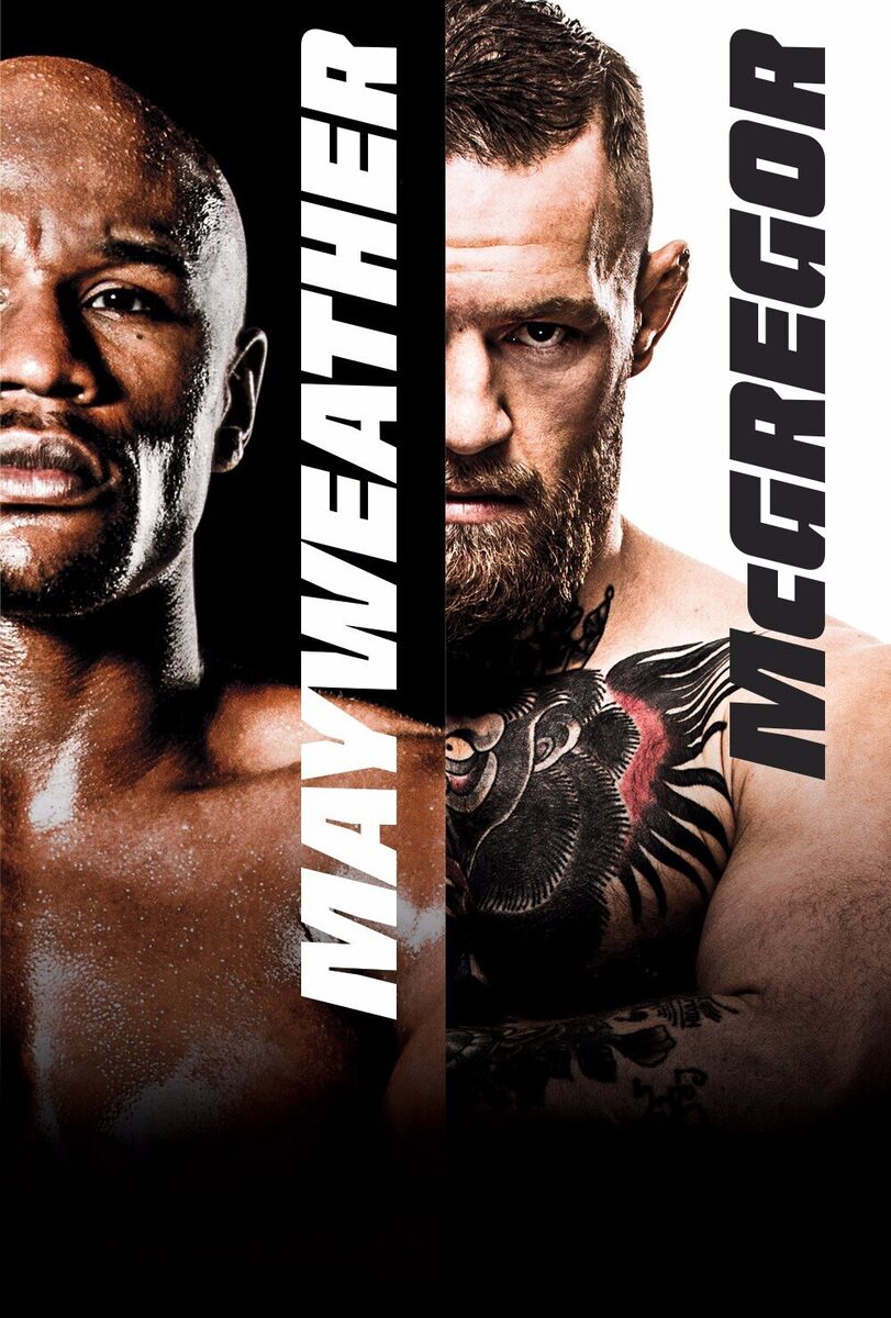 Mayweather McGregor fight poster