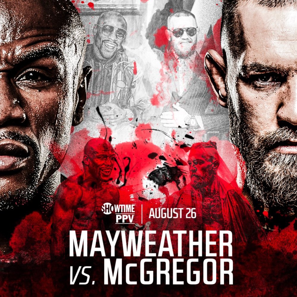 Mayweather McGregor visual design