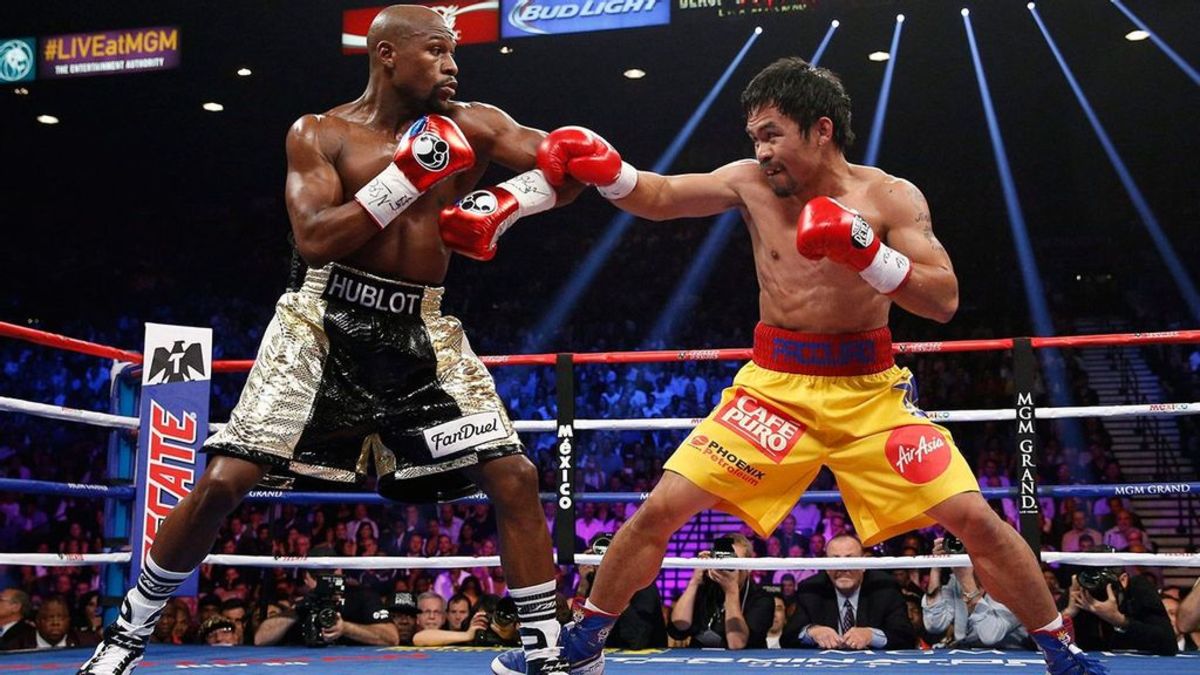 Mayweather Pacquiao memories.