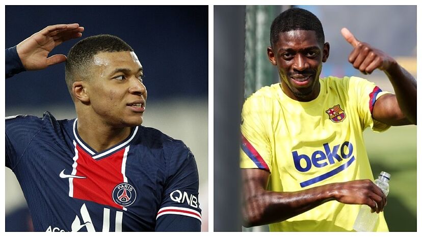 mbappe and dembele 0016