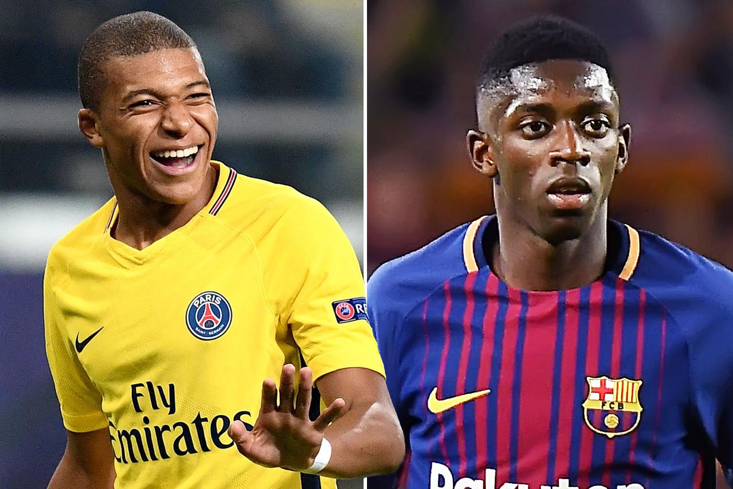 mbappe and dembele 0043