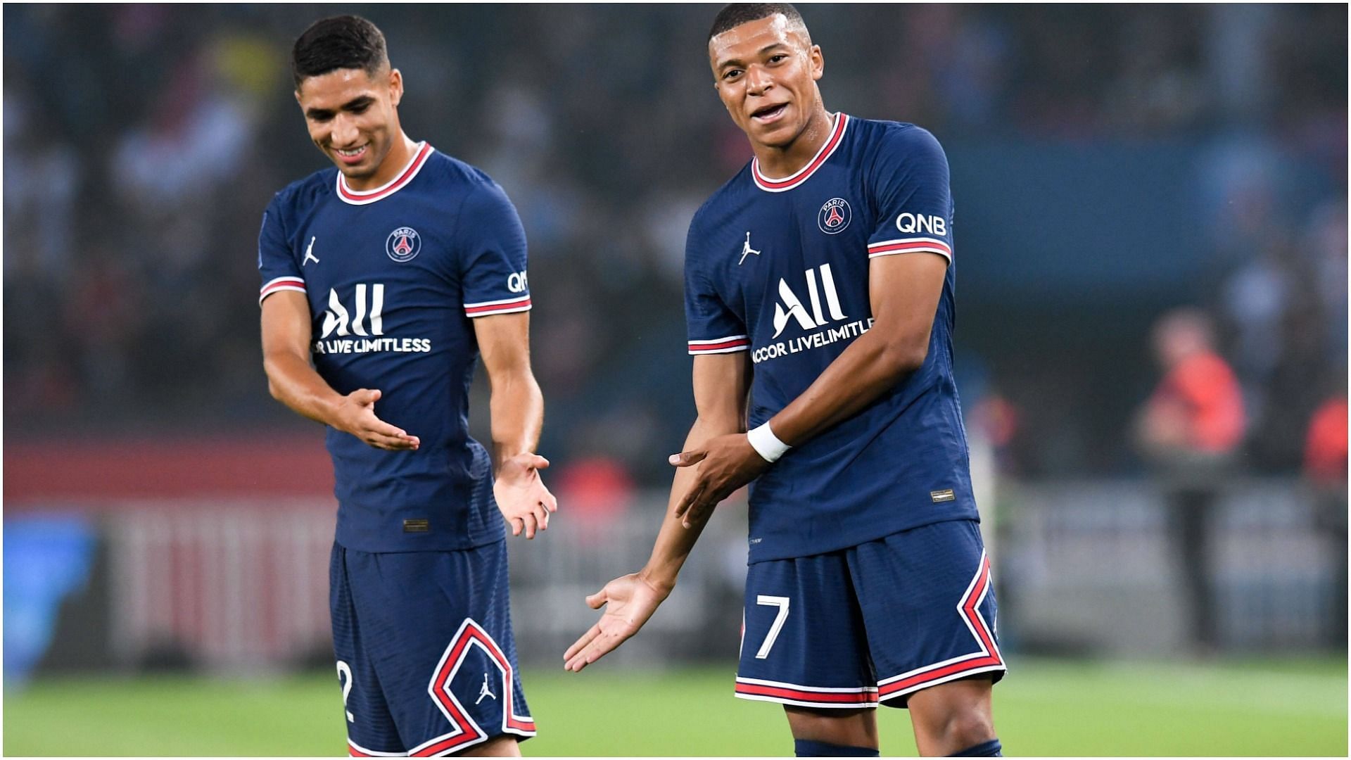 mbappe and hakimi wallpaper 0010