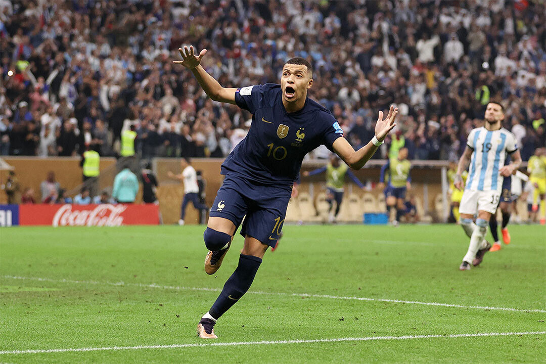 Mbappe celebration photos.