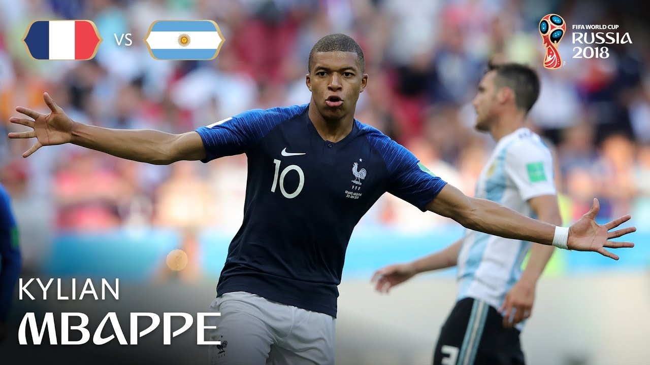 Mbappe celebration reaction