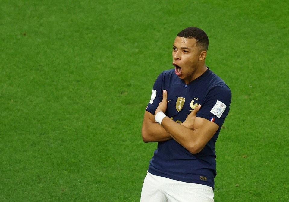 Mbappe celebration reactions