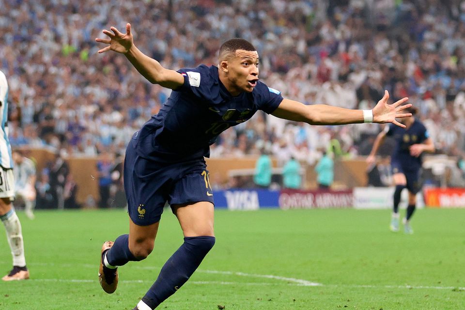 Mbappe hat trick history
